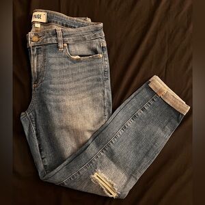 PAIGE Blue Skinny Verdugo Ankle Jeans 31